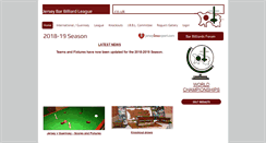 Desktop Screenshot of jerseybarbilliardleague.co.uk